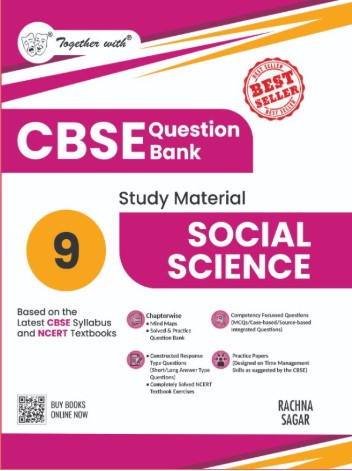 Together with CBSE Class 9 Question Bank 2025-26 Social Science | Chapter-wise Study Material